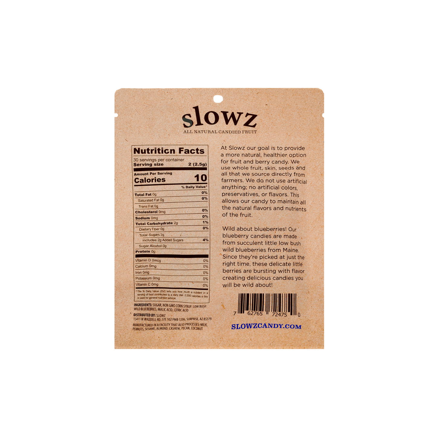 Sweet Wild Blueberries - Bite Size